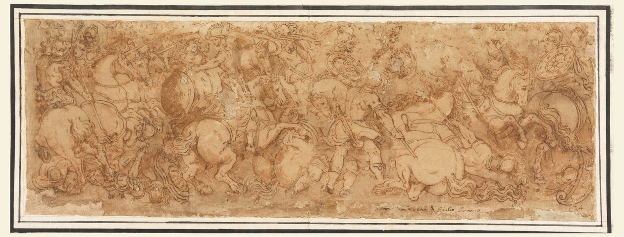 Battle Scene, 1524–46 by Giulio Romano