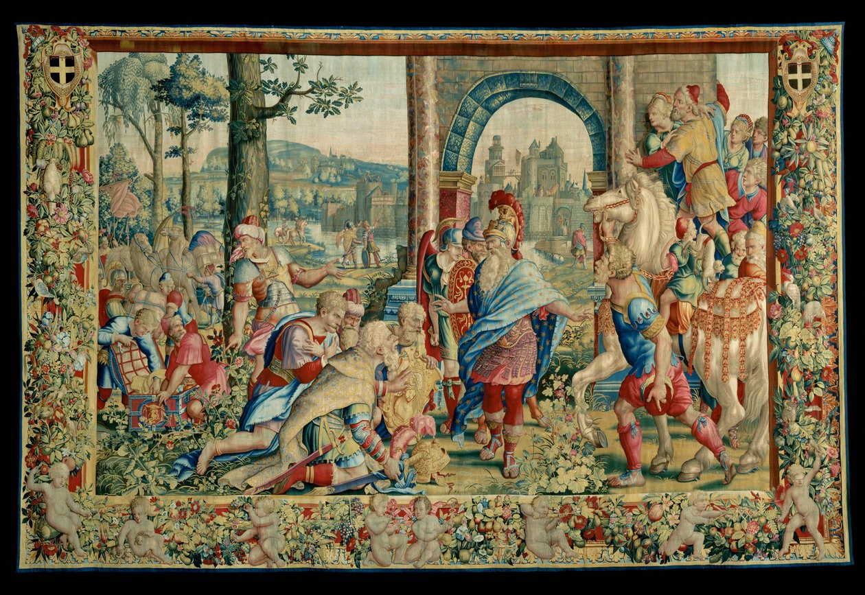 The History of Scipio: The Reception of the Envoys by Giulio Romano