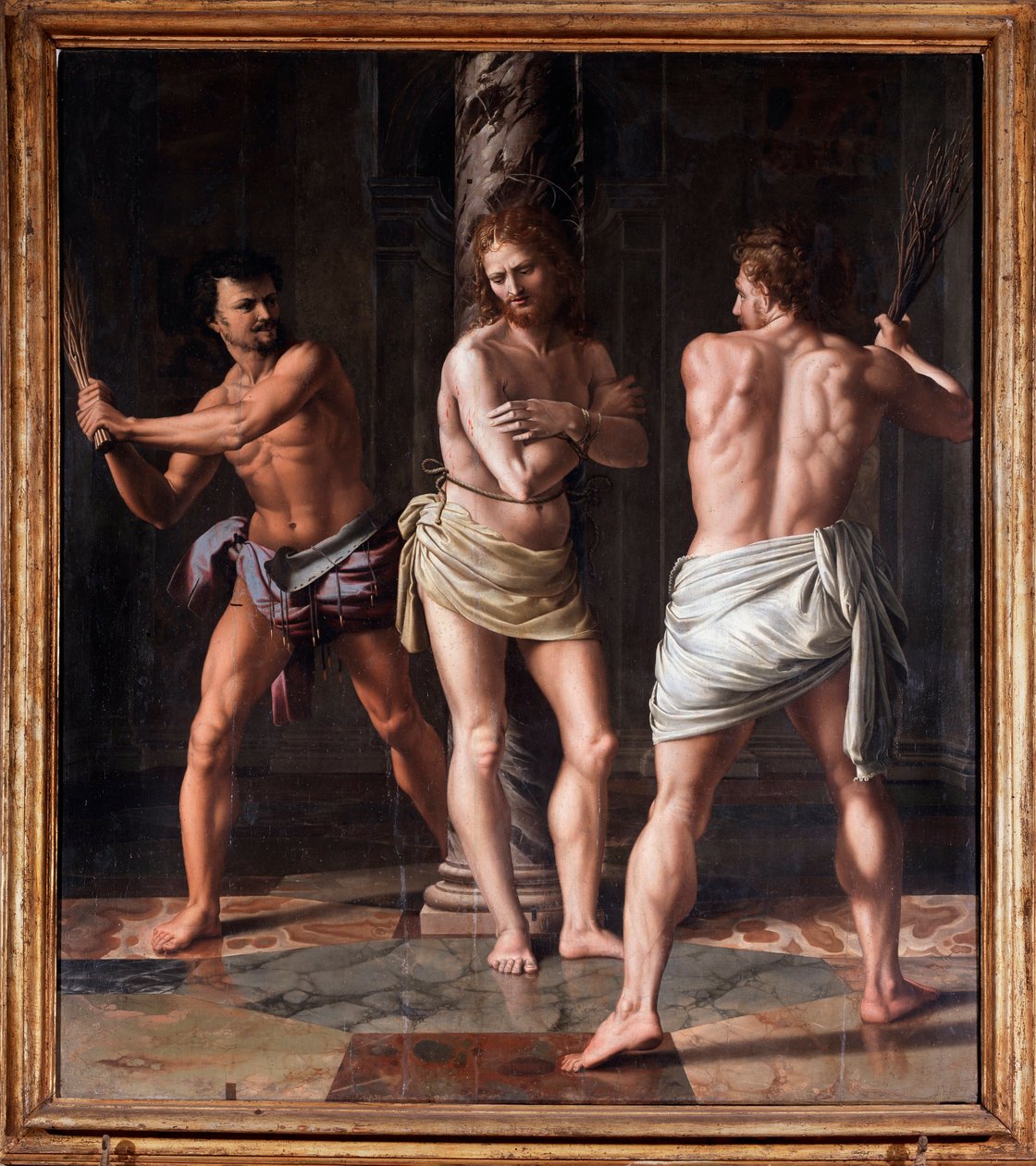The Flagellation of Christ by Giulio Romano
