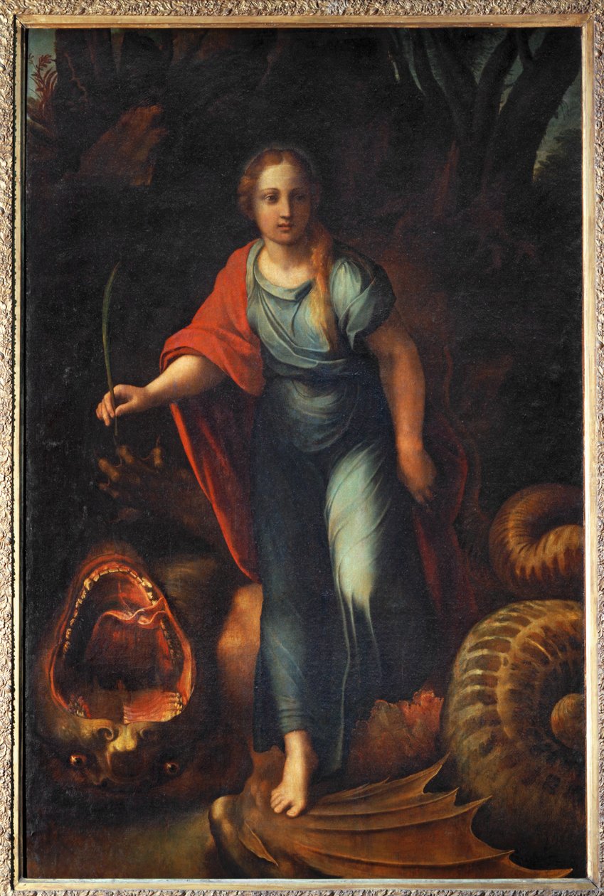 Saint Margaret by Giulio Romano