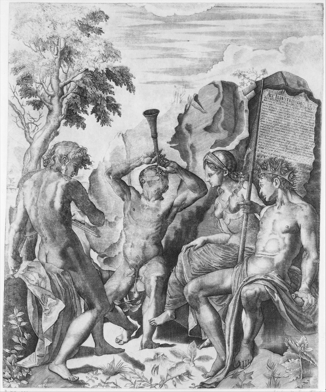 The Competition of Apollo and Marsyas and the Judgment of Midas by Giulio Sanuto