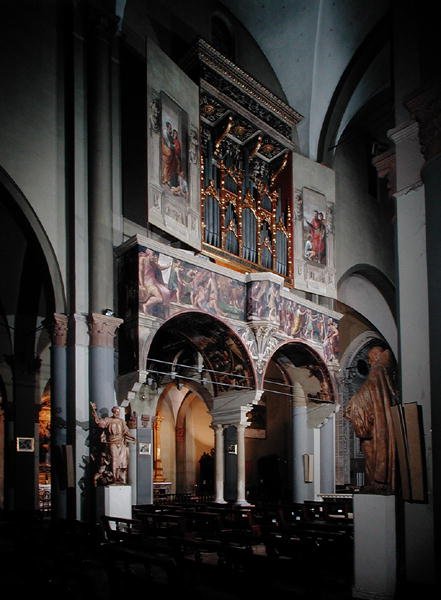 Organ, painted 1546 by Giulio Taraschi