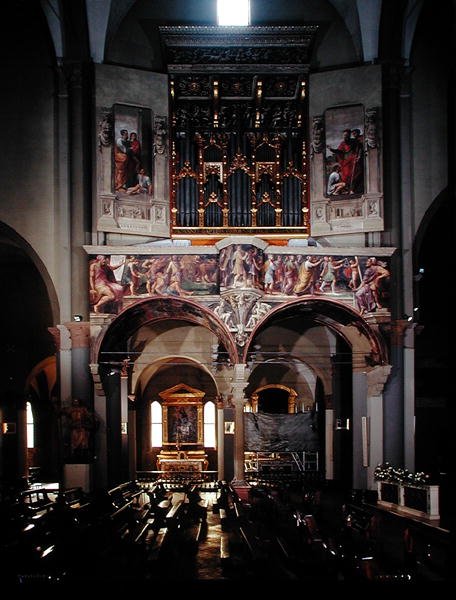 View of the organ by Giulio Taraschi