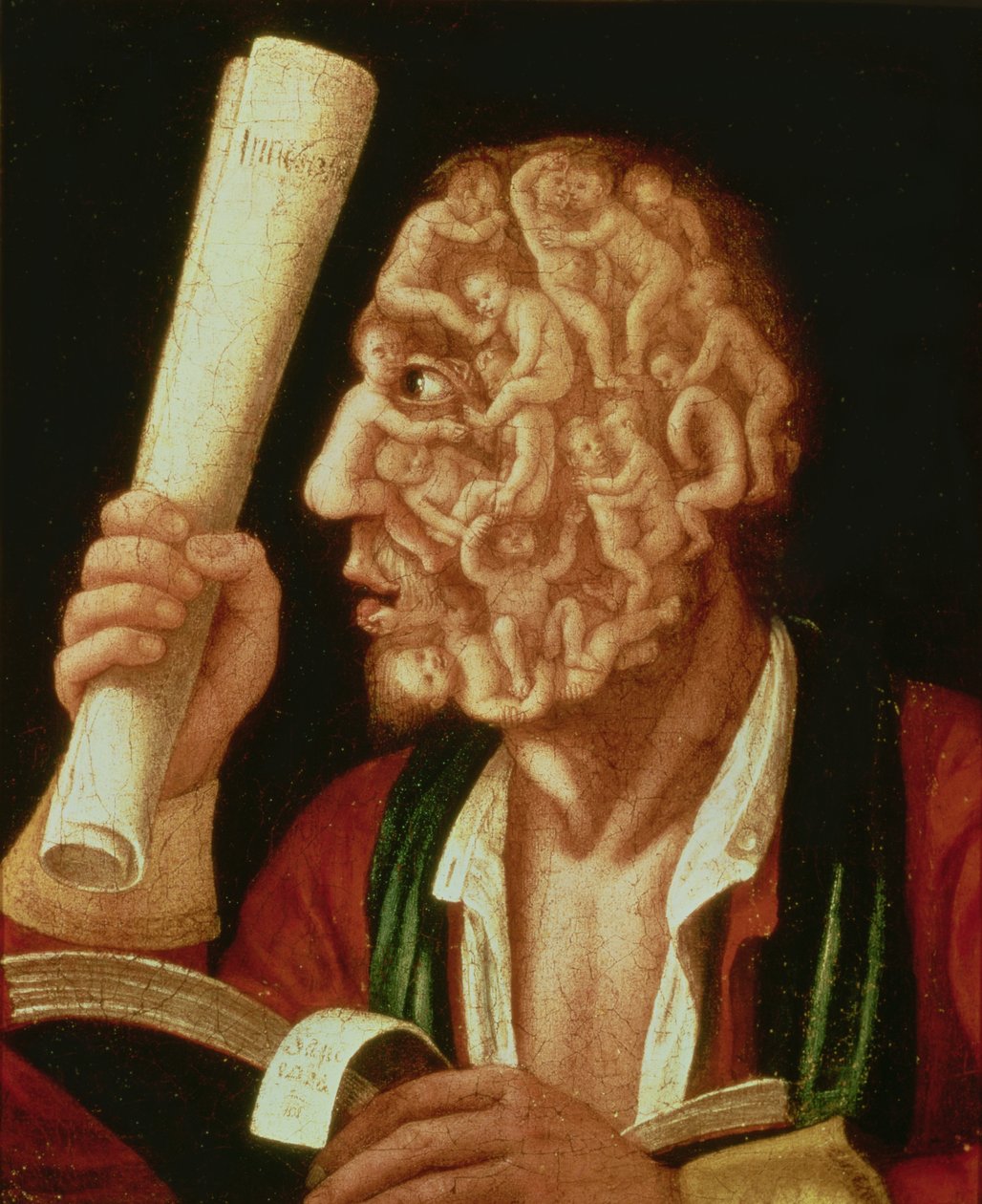 Portrait of Adam by Giuseppe Arcimboldo