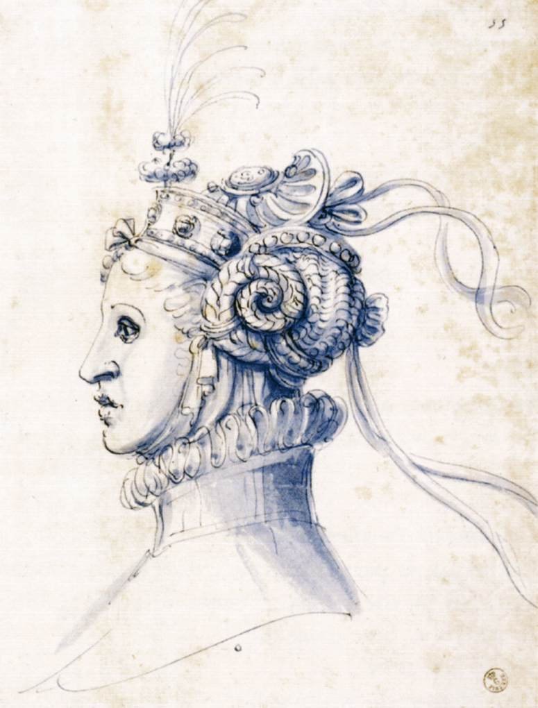 Sketch for a Mask by Giuseppe Arcimboldo
