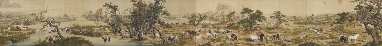 One Hundred Horses by Giuseppe Castiglione
