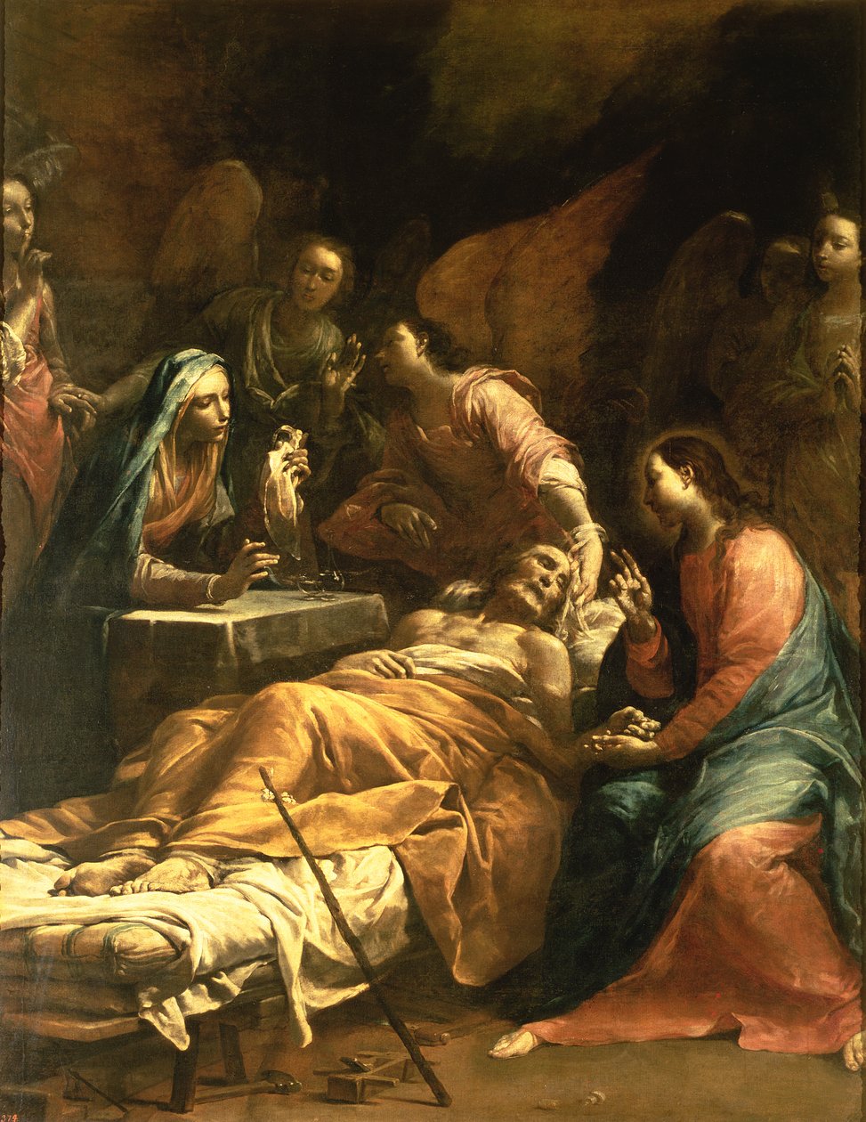 The Death of St. Joseph by Giuseppe Maria Crespi