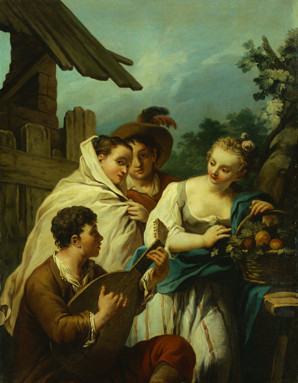 The Four Seasons by Giuseppe (circle of) Angeli