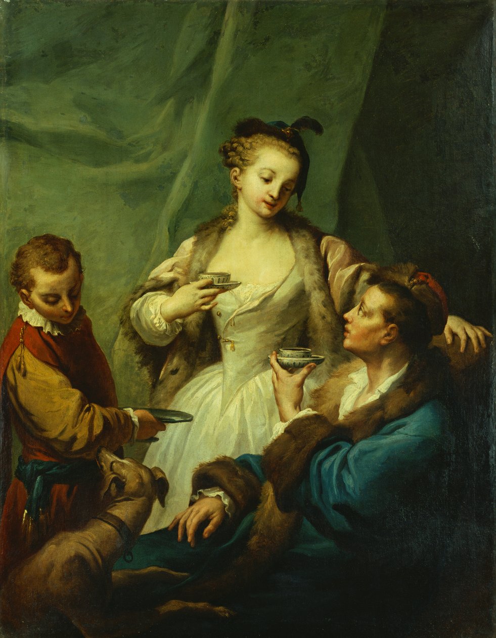 The Four Seasons by Giuseppe (circle of) Angeli