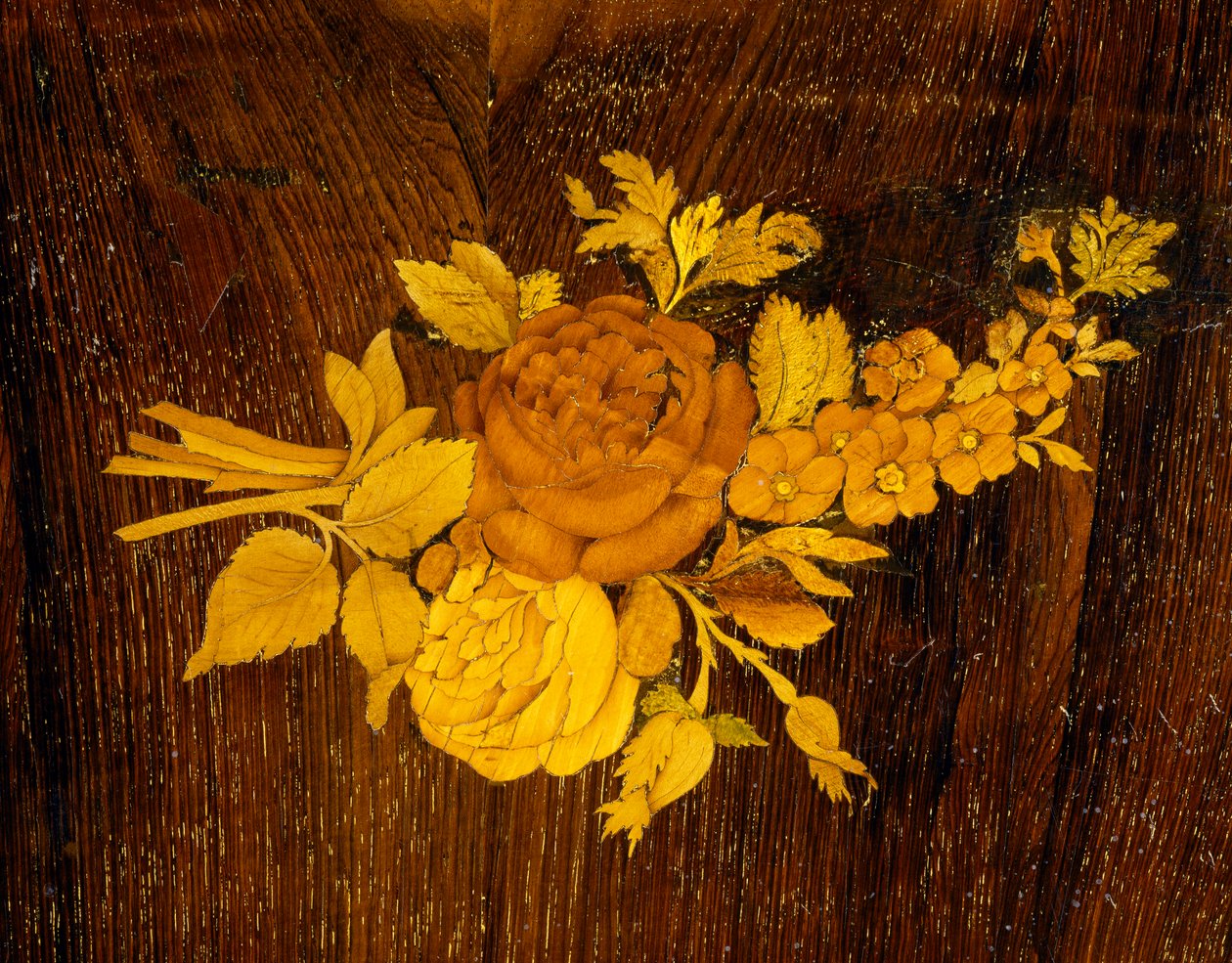 Bouquet of flowers (detail) by Giuseppe (school of) Maggiolini