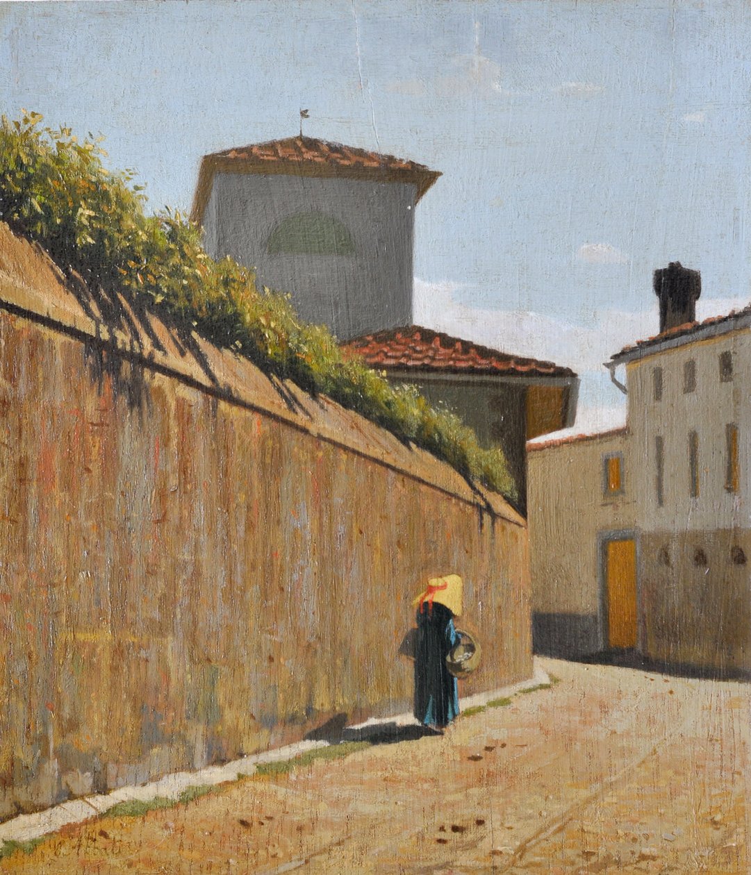 Lane under the sun by Giuseppe Abbati