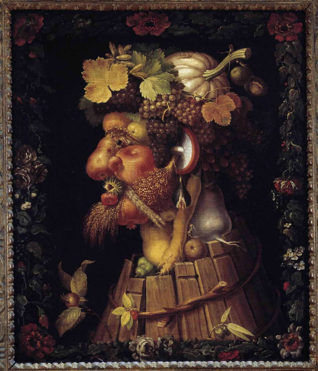 Autumn. Allegory about the Seasons. Painting by Giuseppe Arcimboldo (1527-1593). Louvre Museum by Giuseppe Arcimboldo