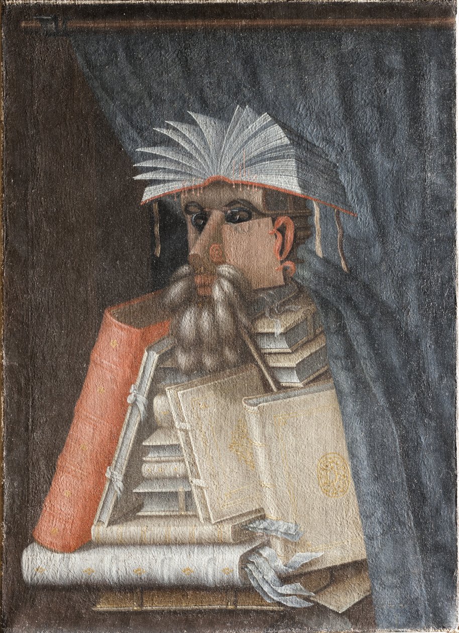 The Librarian by Giuseppe Arcimboldo
