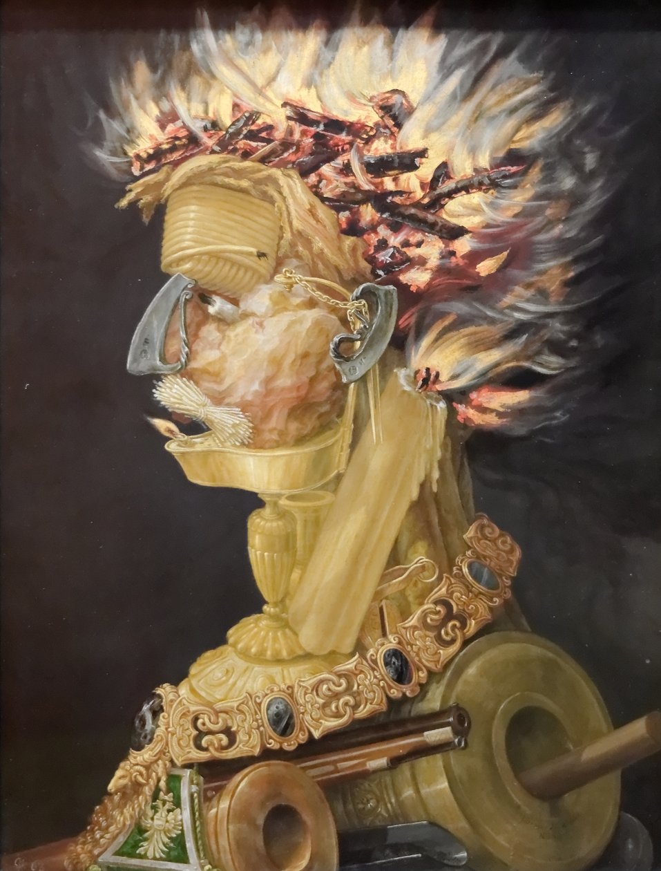 Fire by Giuseppe Arcimboldo