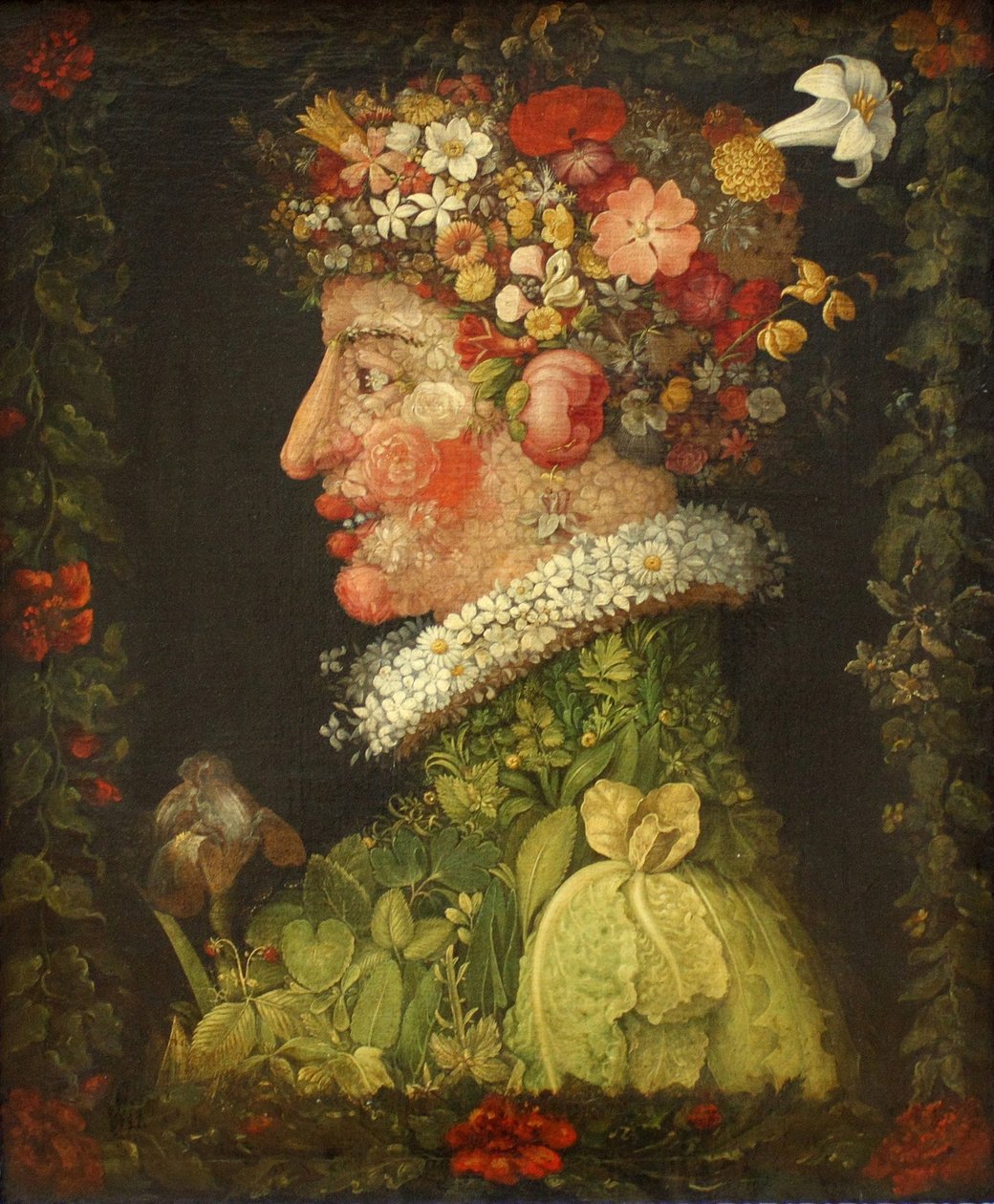 Spring, 1573 by Giuseppe Arcimboldo
