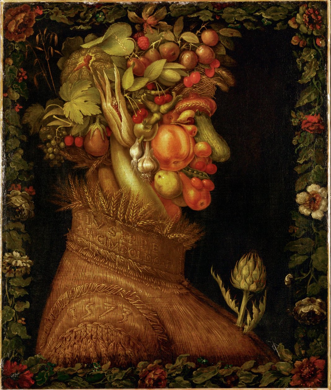Summer, allegory by Giuseppe Arcimboldo