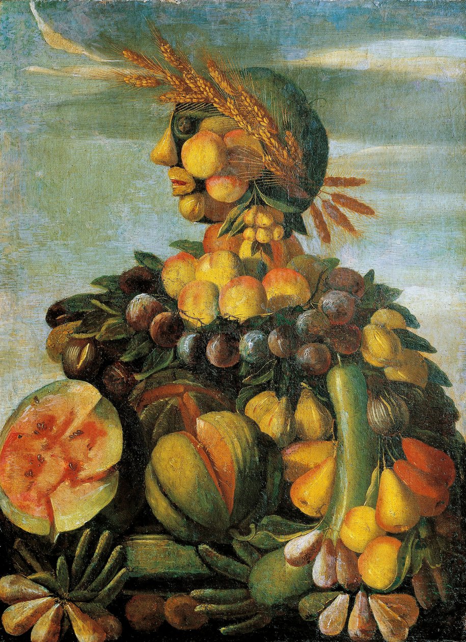 The Summer Painting of the workshop of Giuseppe Arcimboldo by Giuseppe Arcimboldo