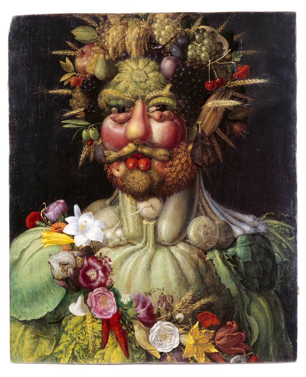 Vertumnus (Portrait, Allegory) by Giuseppe Arcimboldo