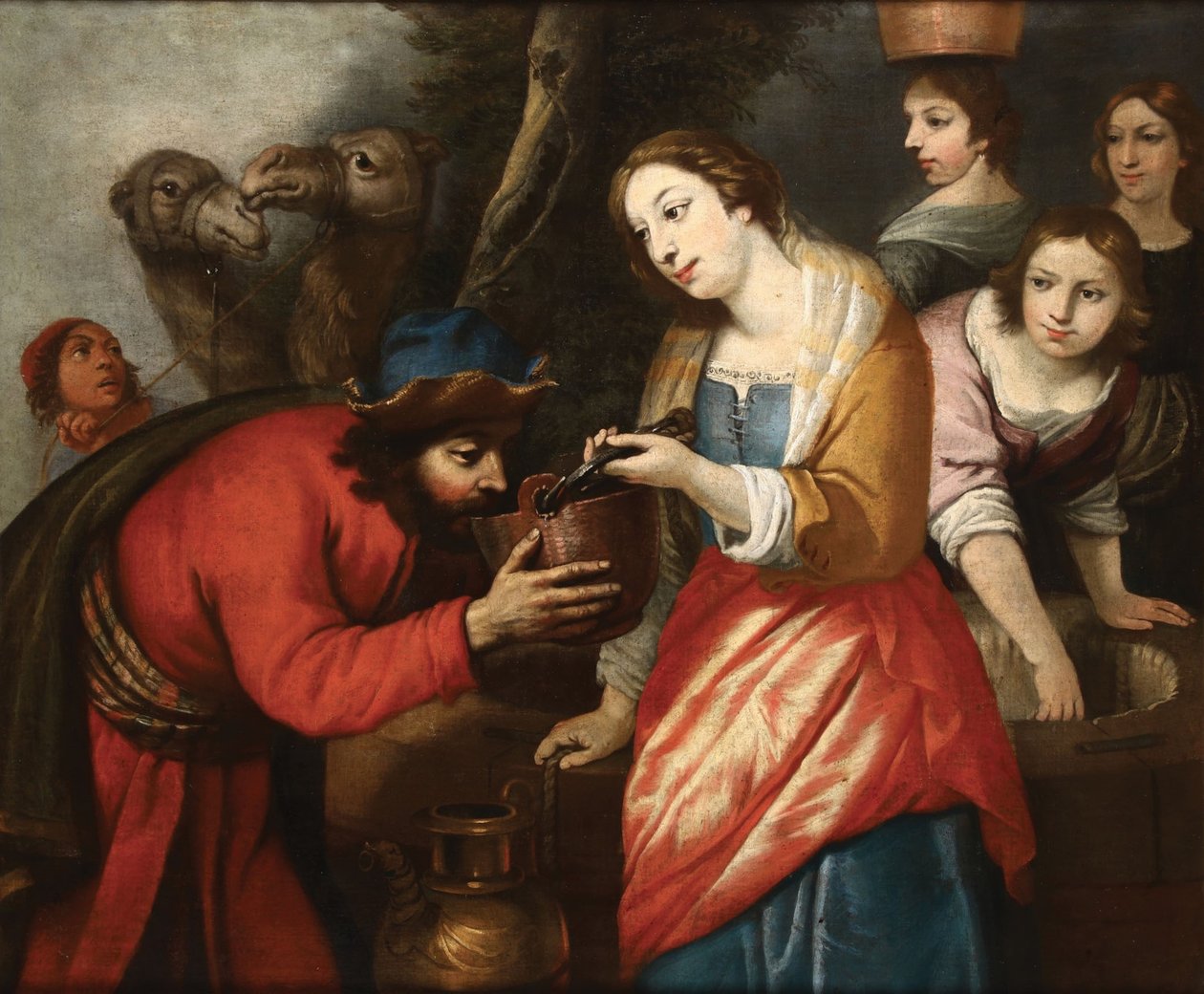 Rebecca at the Well by Giuseppe Badaracco