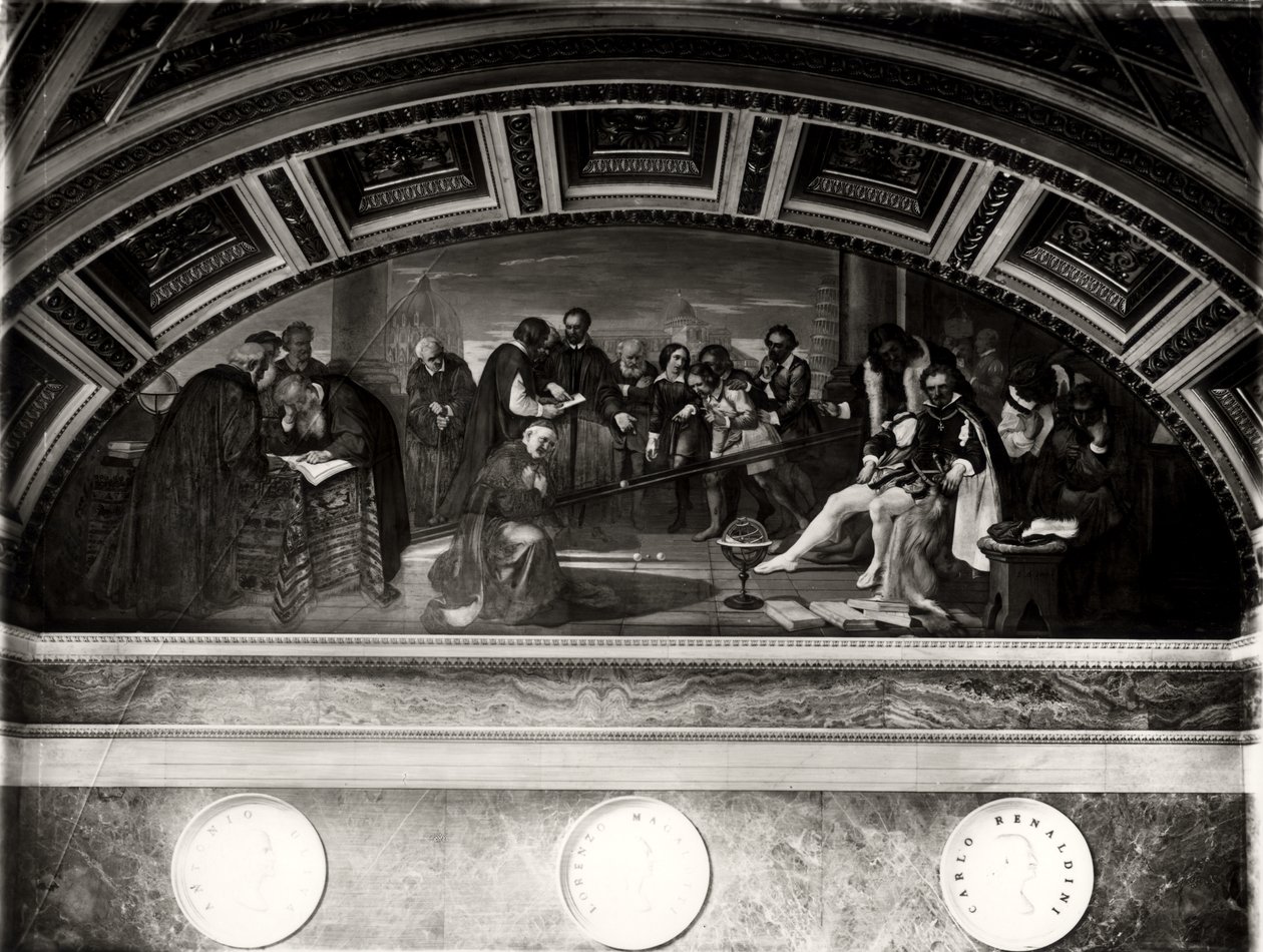 The Trial of Galileo (detail) by Giuseppe Bezzuoli
