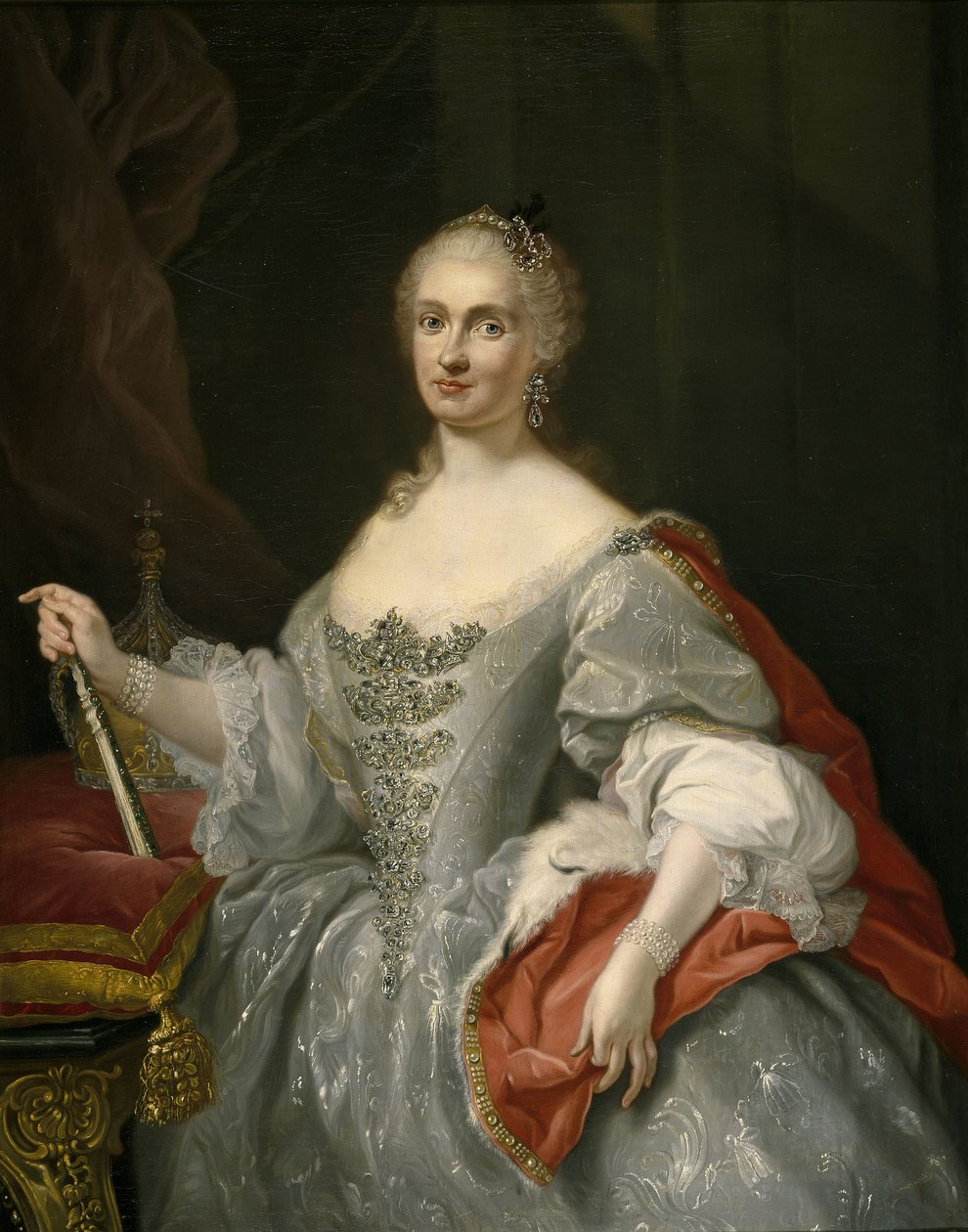 Maria Amalia of Saxony, Queen of Naples by Giuseppe Bonito