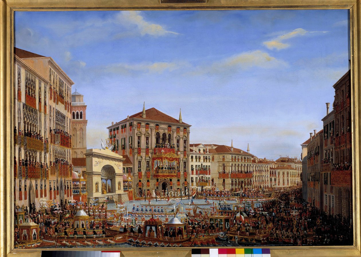 Visit of Napoleon I to Venice from November 28 to December 8, 1807 by Giuseppe Borsato