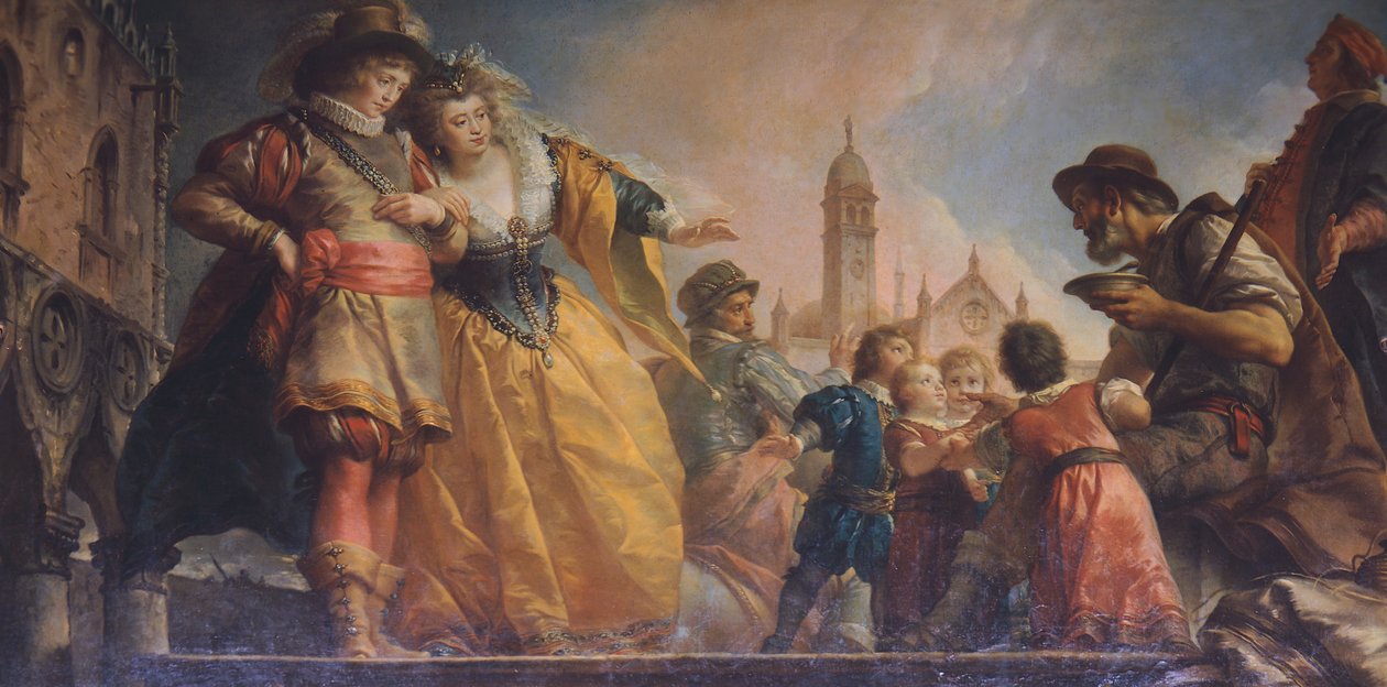 Story of Gualtiero, Count of Angers by Giuseppe Cades