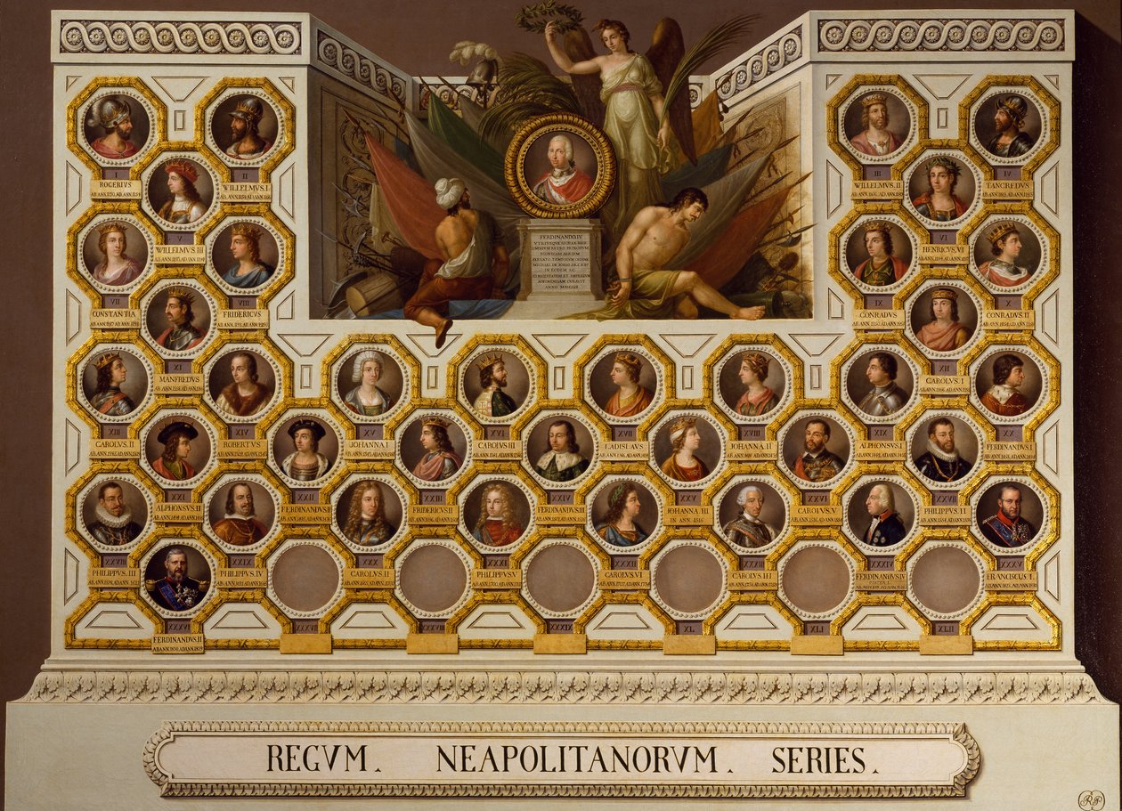 King of Naples from 1154 to 1859 by Giuseppe Cammarano