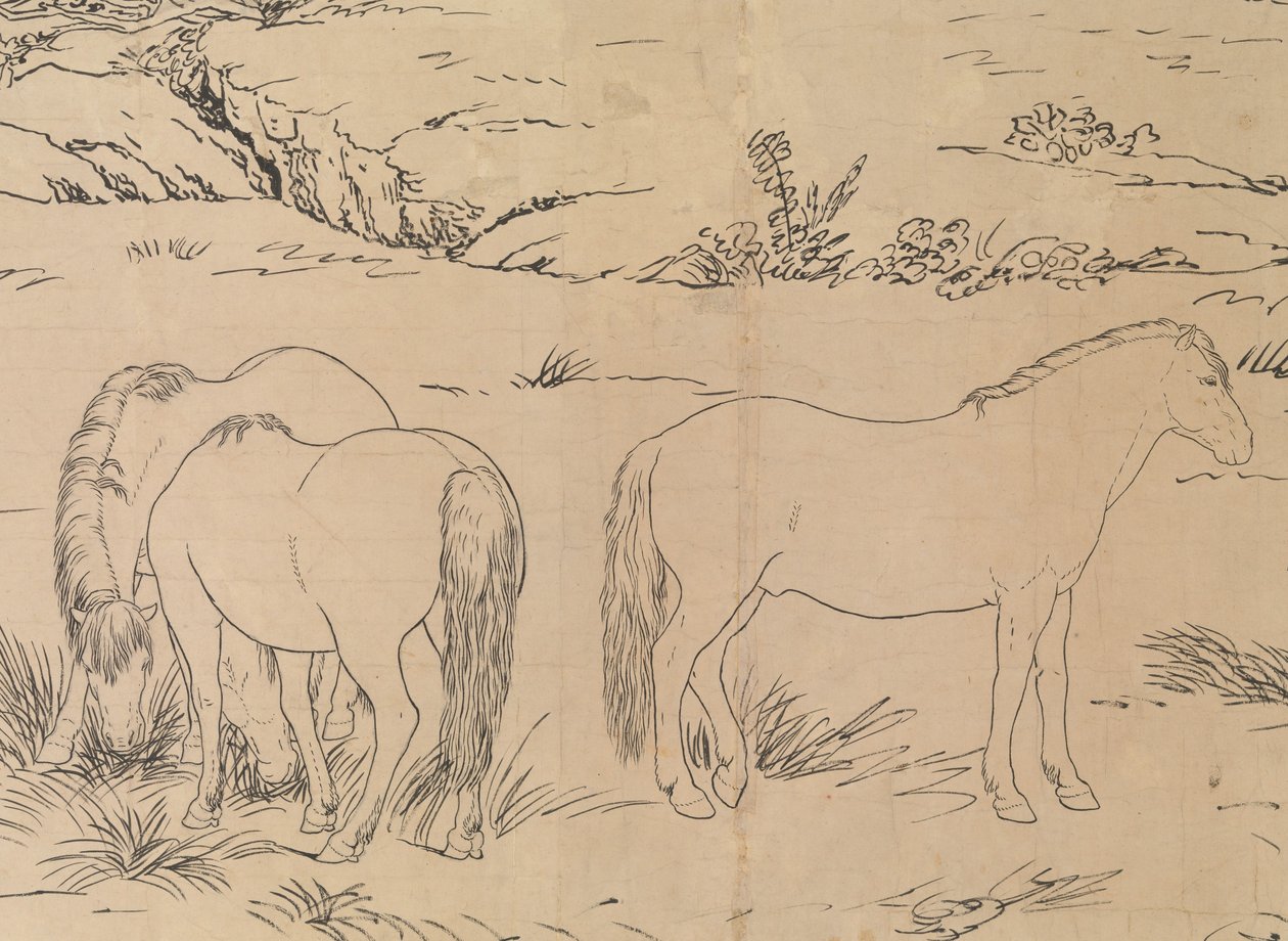 One Hundred Horses by Giuseppe Castiglione