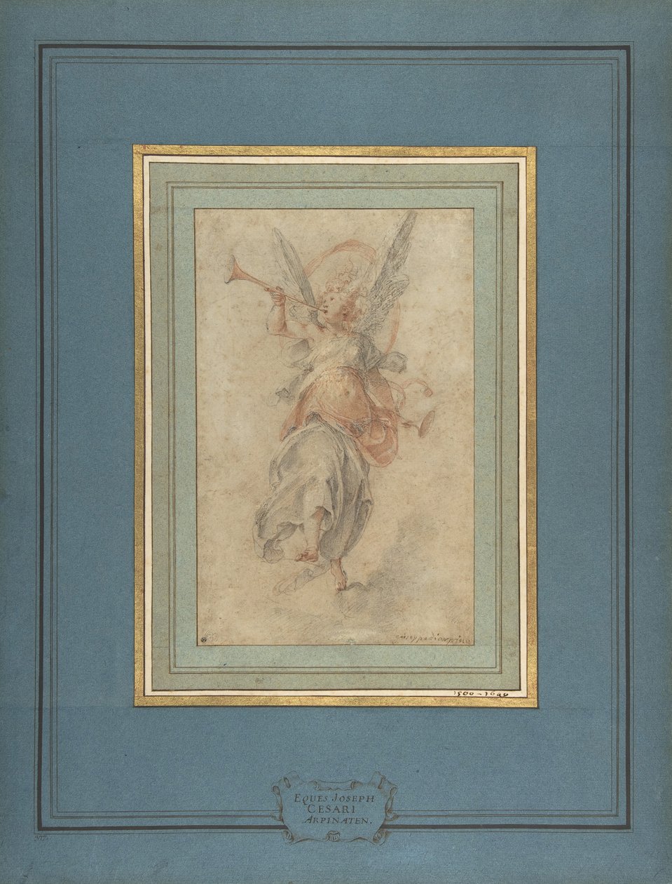 Allegorical Figure of Fame, ca. 1590 by Giuseppe Cesari