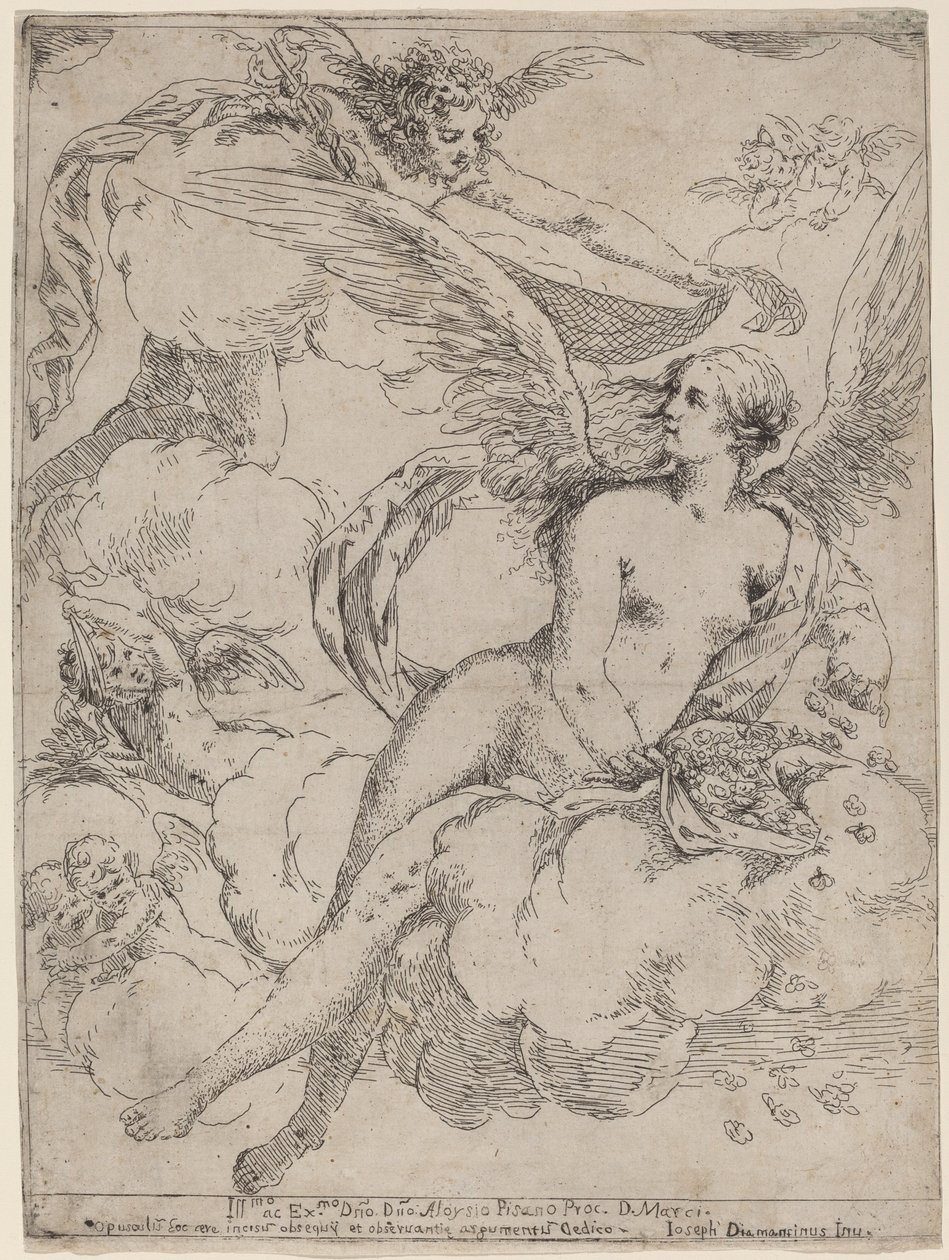 Flora and Mercury by Giuseppe Diamantini