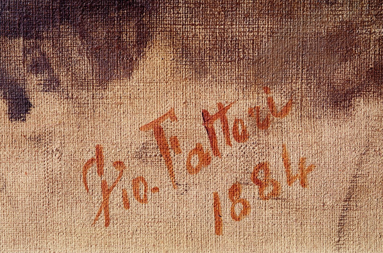 Self-portrait at the Age of 59 (detail) by Giuseppe Fattori
