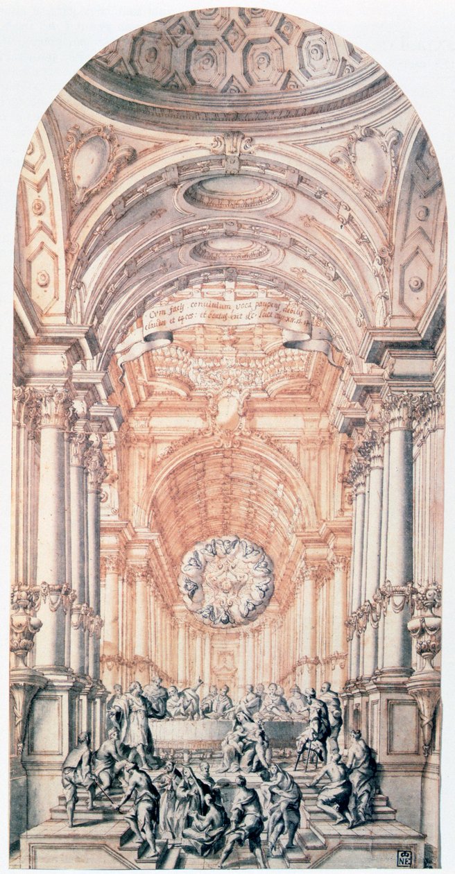 Project design for the Gospel City by Giuseppe Galli Bibiena