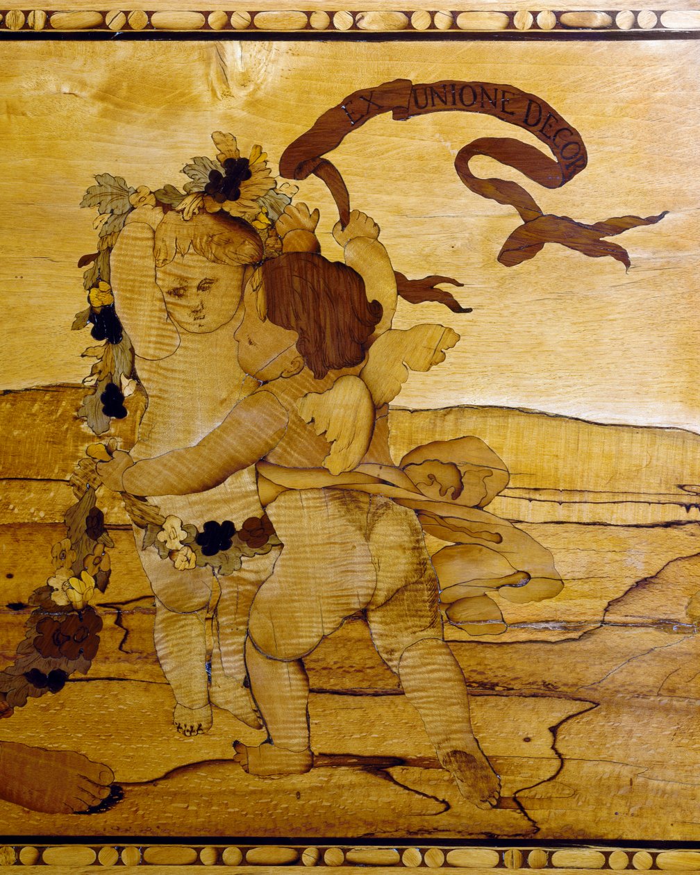 Cupids (detail) by Giuseppe Maggiolini