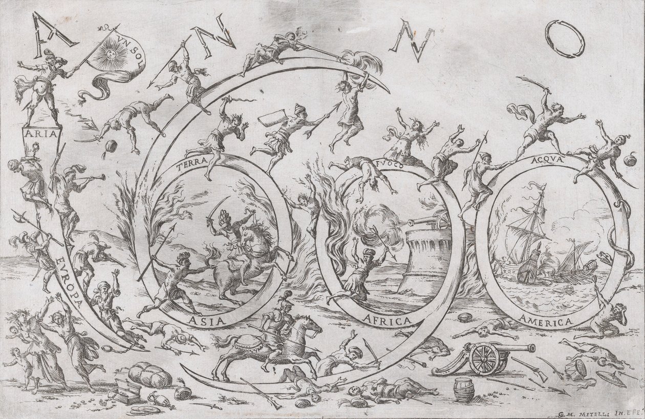 Anno 1690 by Giuseppe Maria Mitelli