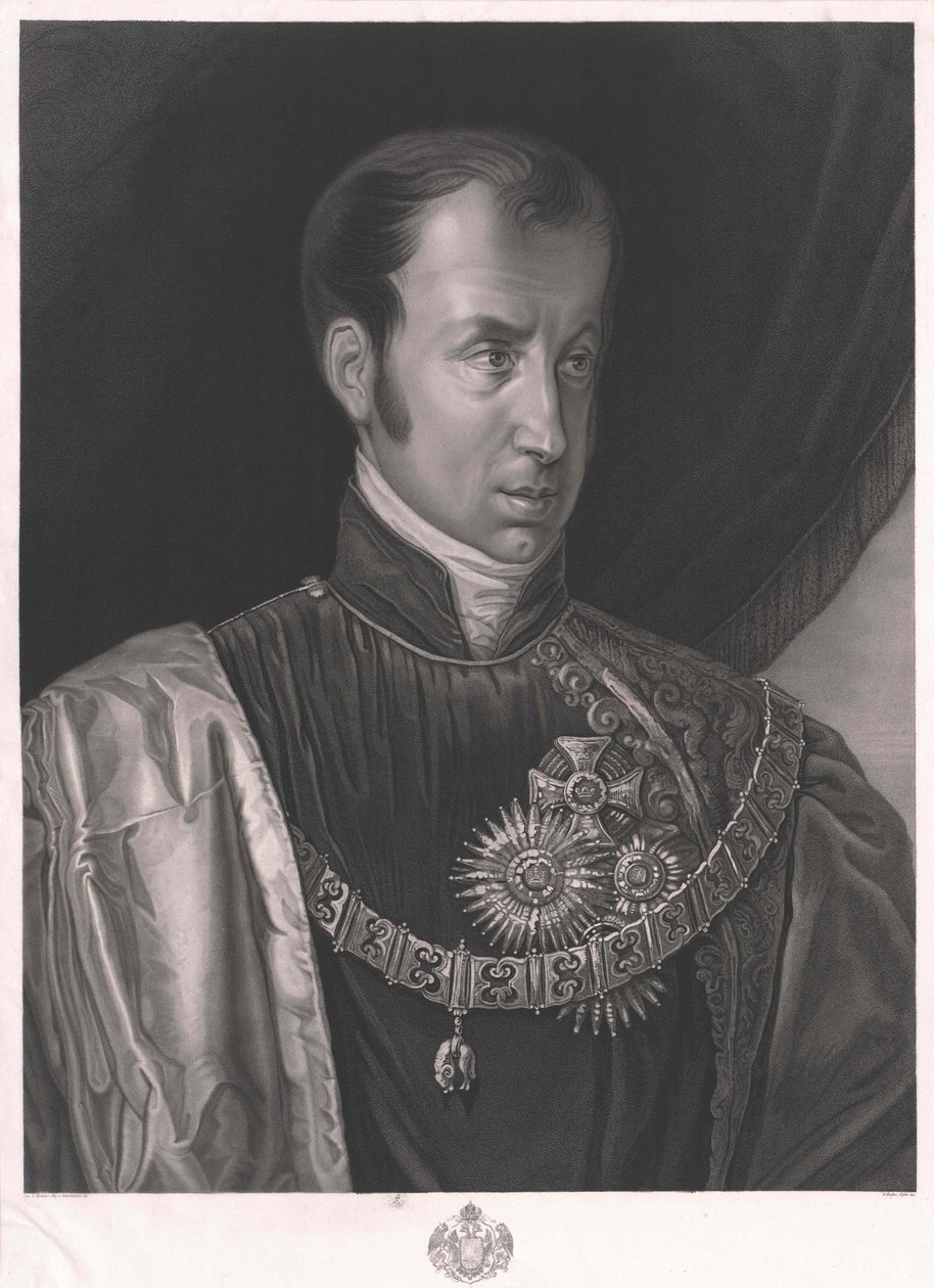 Emperor of Austria Ferdinand I by Giuseppe Molteni