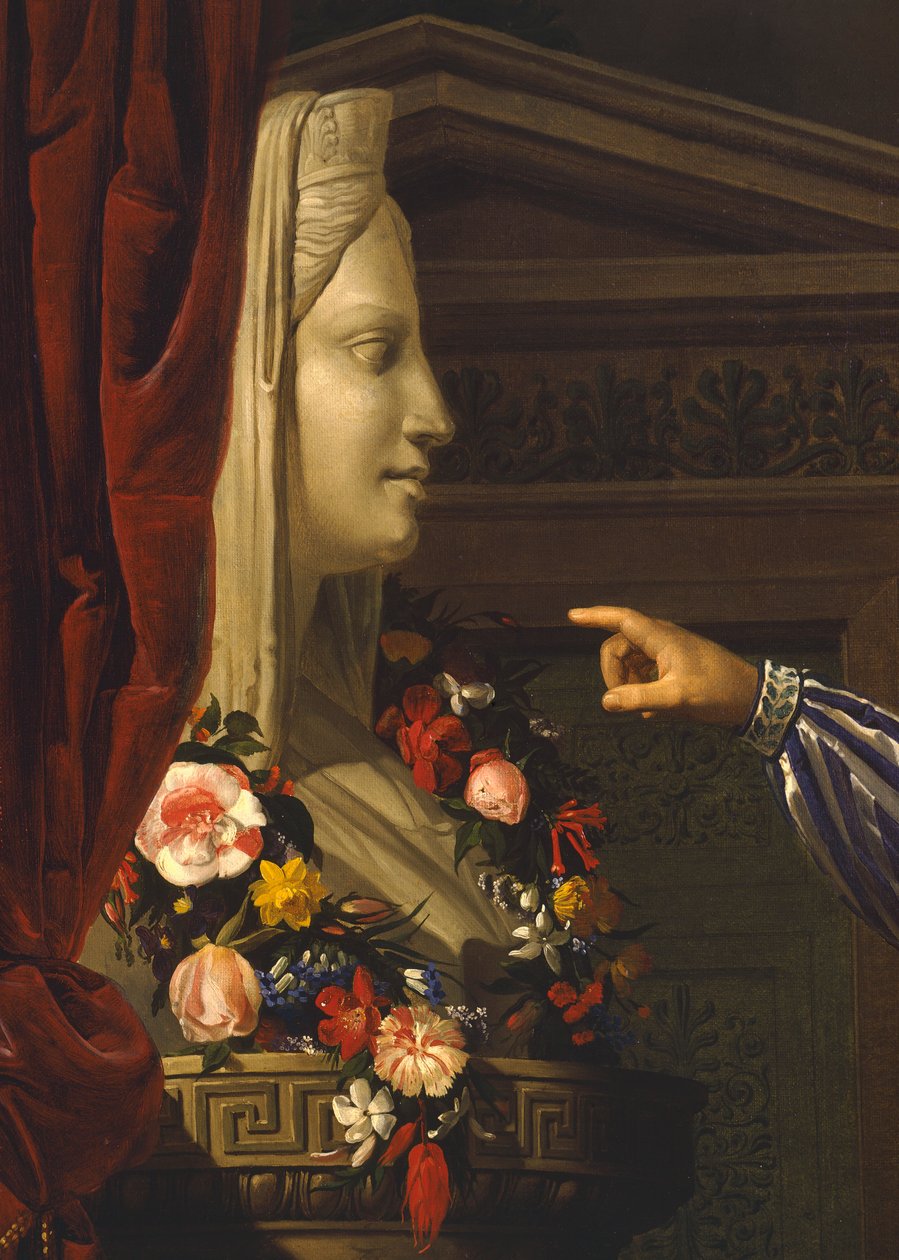 Old Man Pointing out Maria Luigia's Herm to his Granddaughter