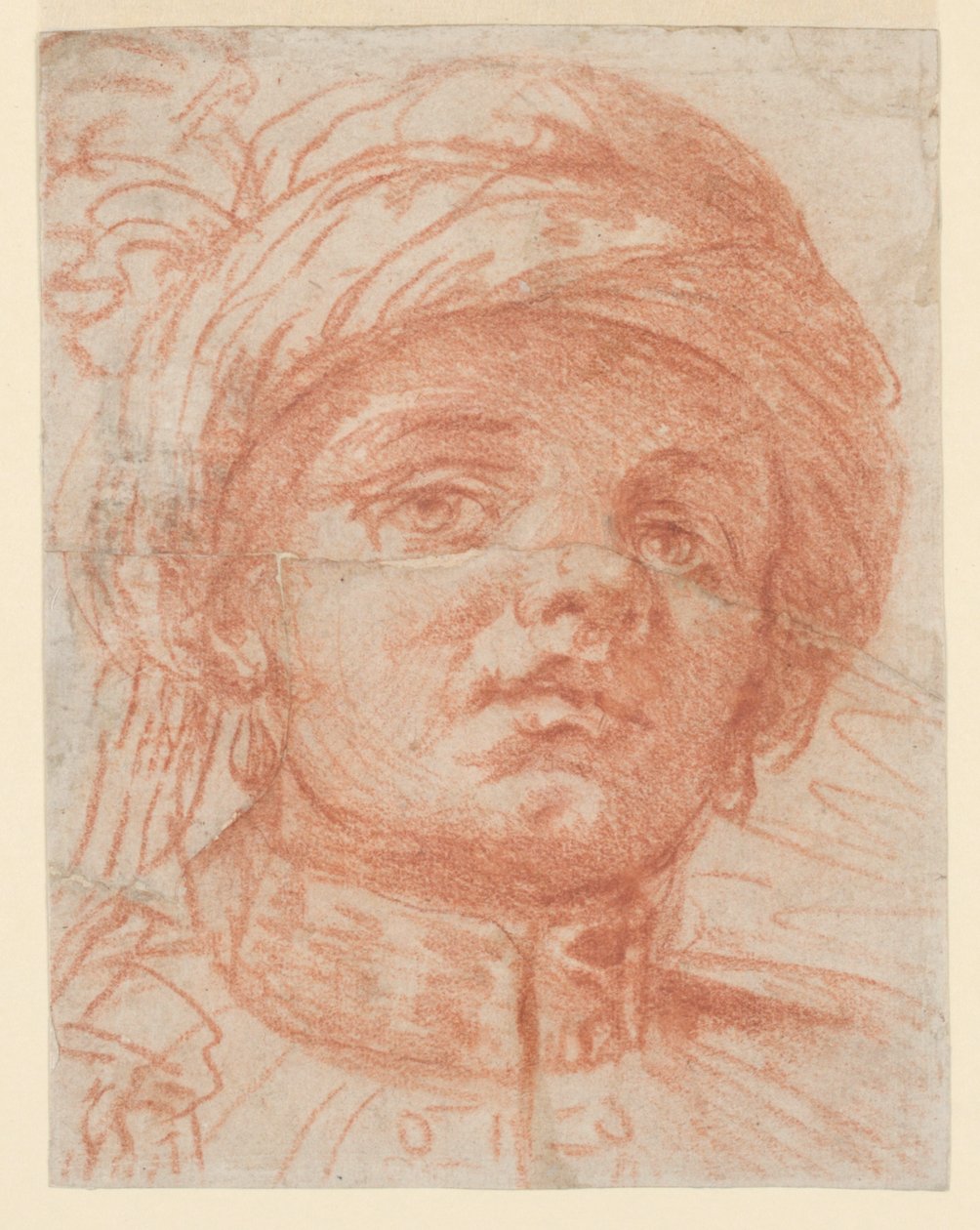 Head of a Turbaned Youth by Giuseppe Nogari