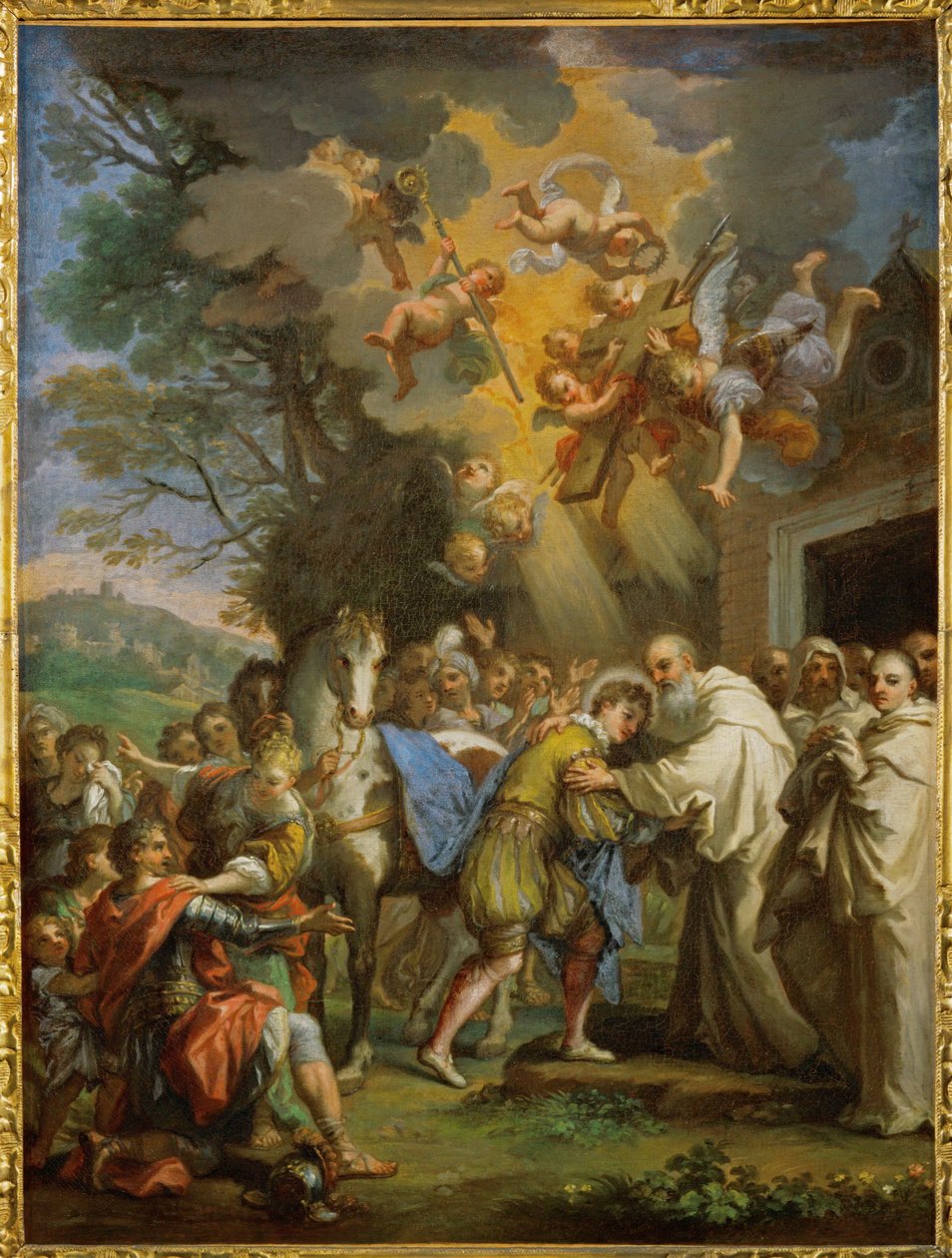 The Arrival of Saint Bernard in the Monastery of Citeaux by Giuseppe Passeri