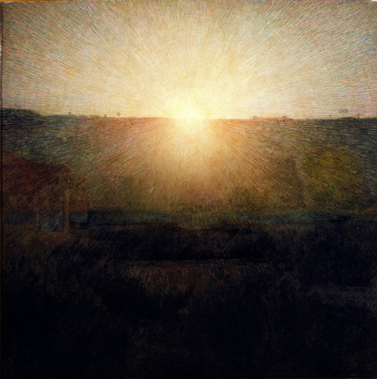 The Rising Sun by Giuseppe Pellizza da Volpedo
