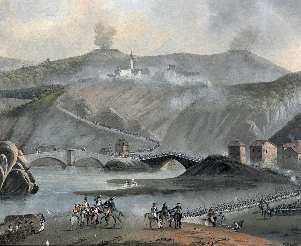 The Battle of Millesimo by Giuseppe Pietro Bagetti