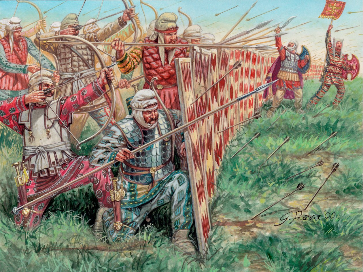 Persian Infantry by Giuseppe Rava