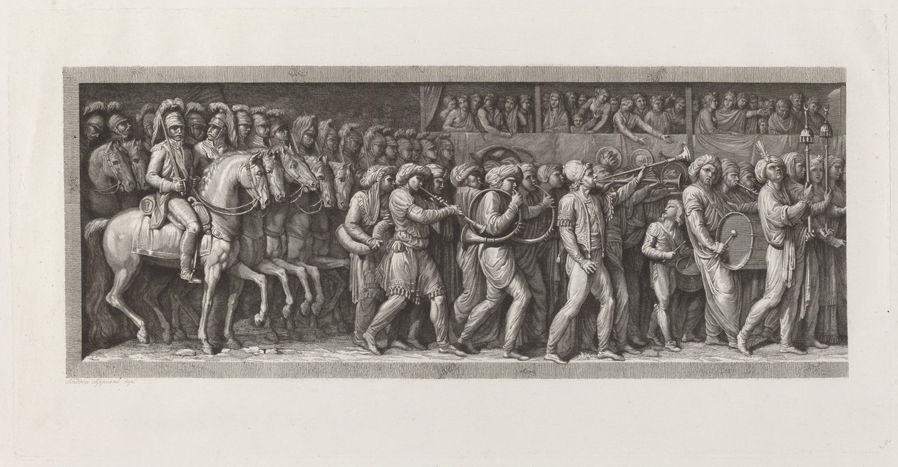 The Entrance of the French into Milan, 15 May 1796 by Giuseppe Rosaspina, after Andrea Appiani