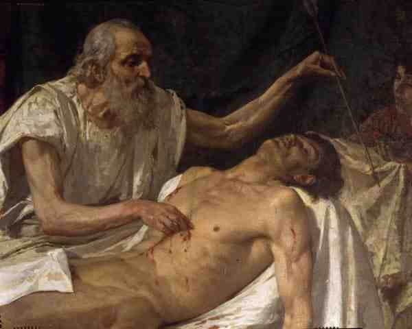 St. Sebastian (detail) by Giuseppe Sciuti