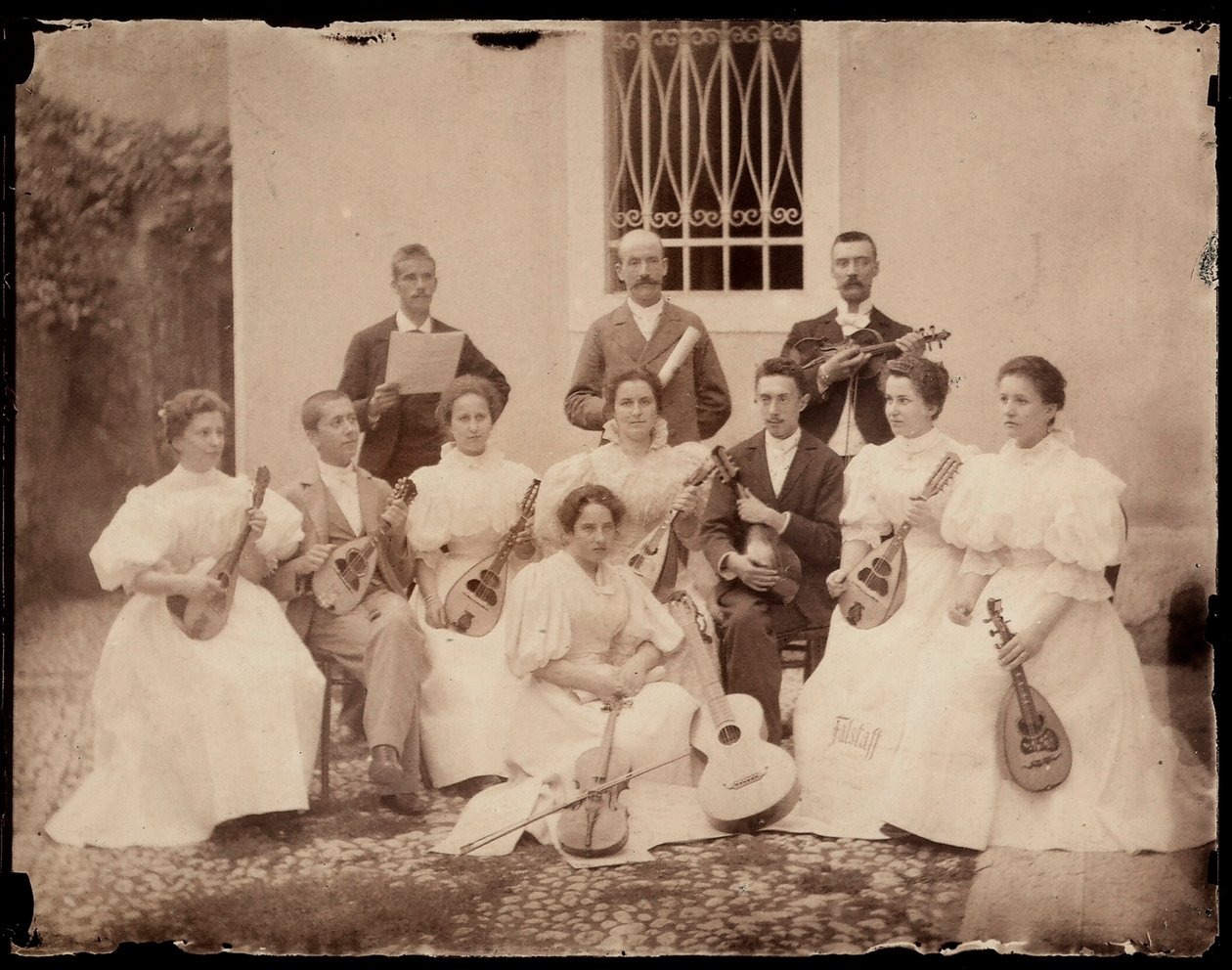 Group Portrait of Seated Musicians, c.1900 by Giuseppe Wulz