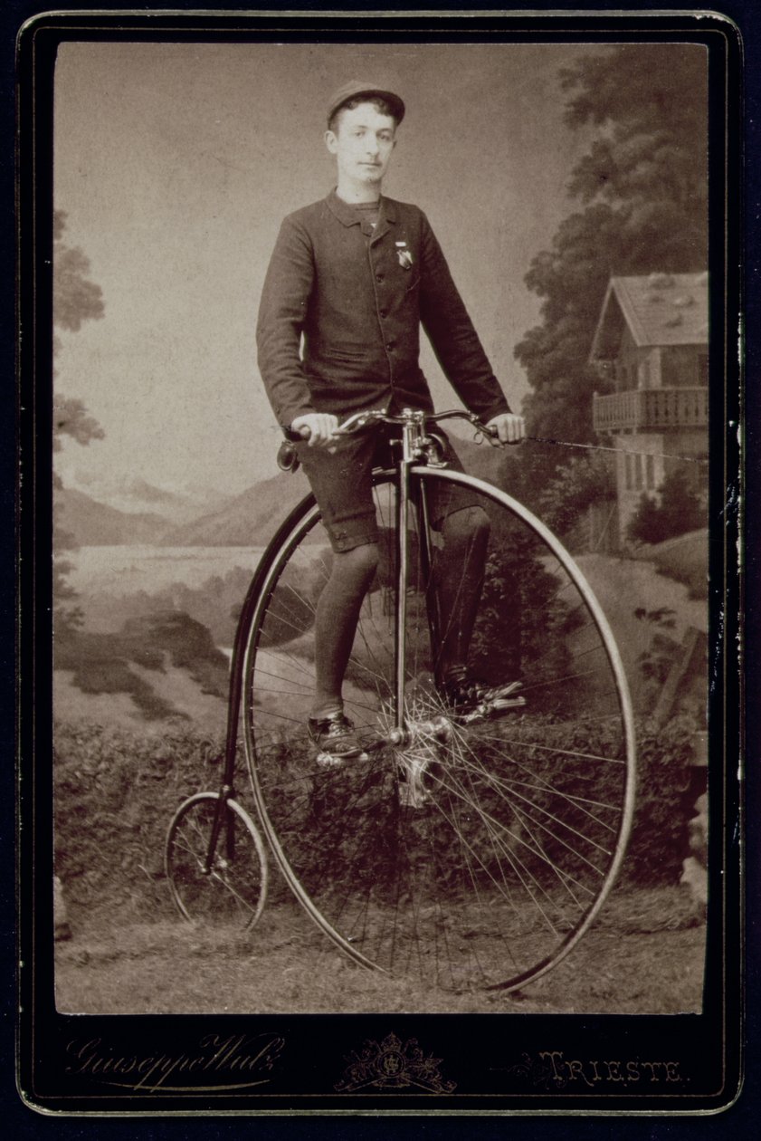 The Cyclist by Giuseppe Wulz