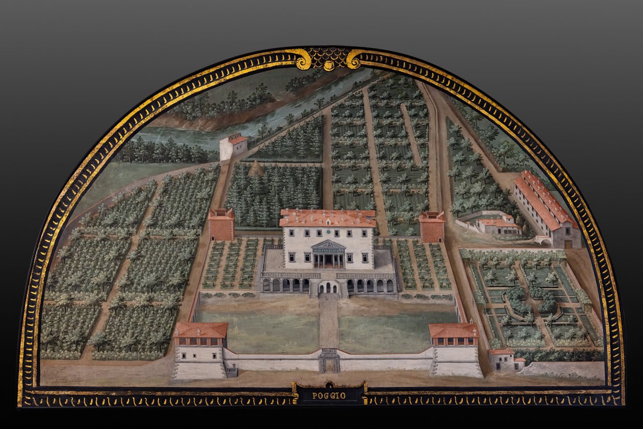 The Medici Villa di Poggio a Caiano by Giusto Utens