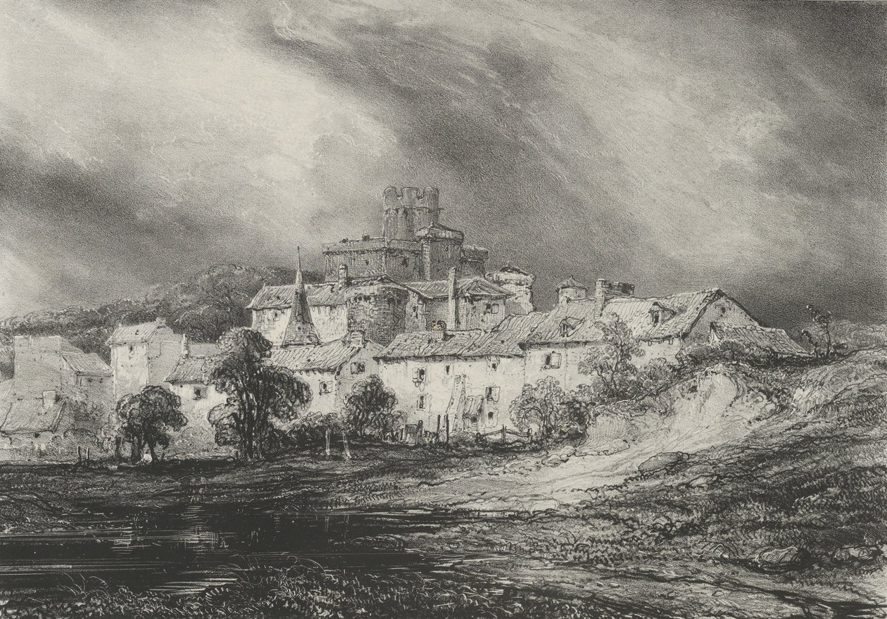 Château de Pont-Gibaud by Godefroy Engelmann