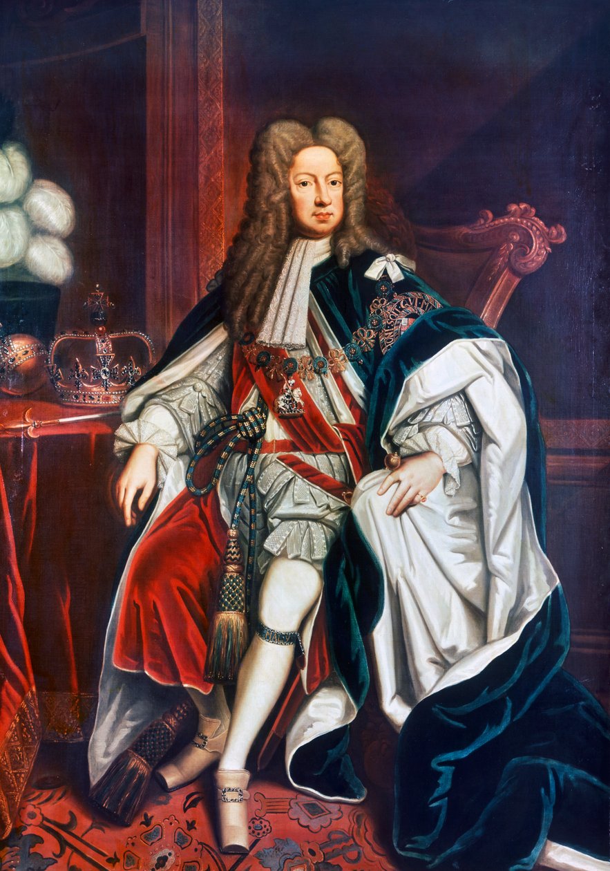 Portrait of Georg Ludwig von Hannover by Godfrey Kneller