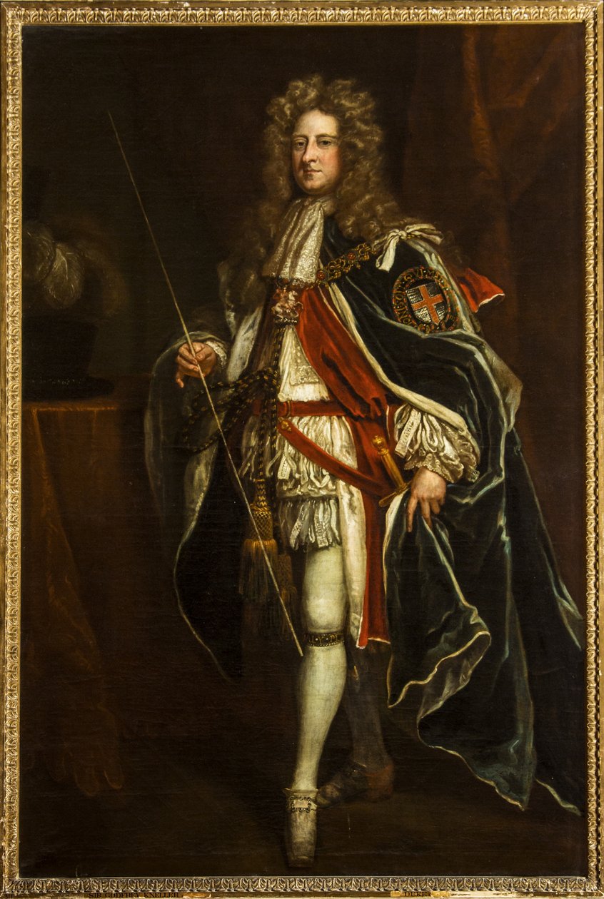 Portrait of William Cavendish, 4th Earl and 1st Duke of Devonshire, c.1690-1710 by Godfrey Kneller